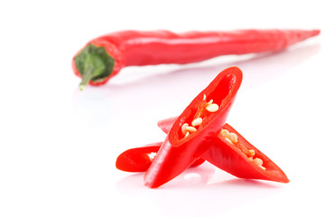 Red chili slices