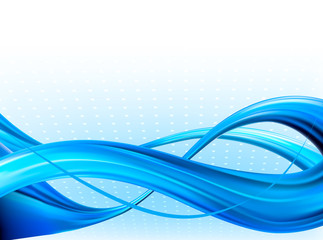 Fototapeta premium Abstract Blue Elegant Background. Vector