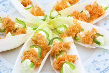 dietetic snack of endive