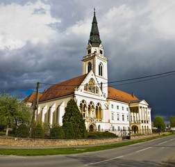 Fototapeta na wymiar Greek catholic cathedral in Krizevci