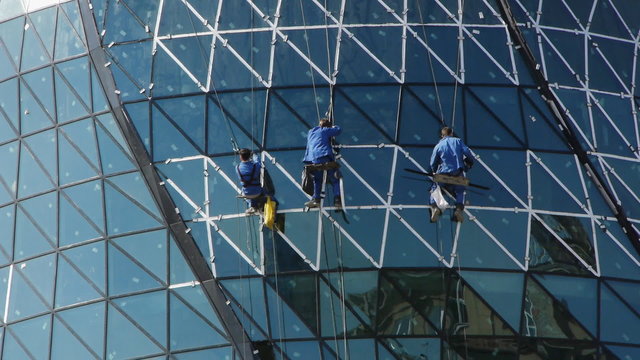 Modern building under construction.