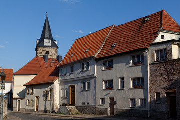 Fototapeta premium Altstadt von Ballenstedt im Harz