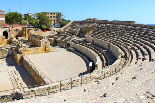 Amphithéâtre romain de Tarragone en Espagne