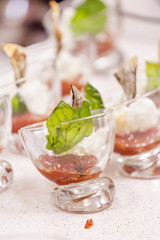 ice cream with tomato jam