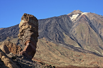 Fototapeta na wymiar Los Roques de García Canadas del Teide Canarias Tenerife