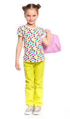 Little fashionable girl