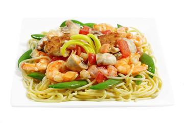 Spaghetti with Shrimp