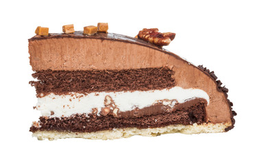 Piece of chocolate cake