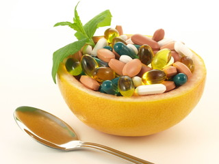 Natural vitamins in fruit