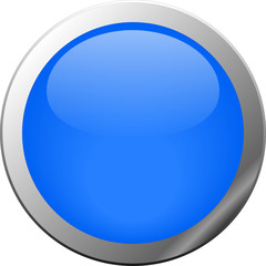 blue round glossy