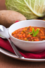Vegetable soup.