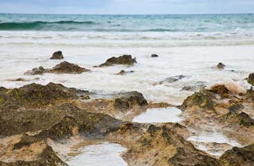 Fototapeta na wymiar Ocean shore background