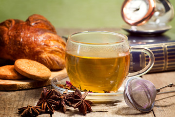 green tea infusion with wseets