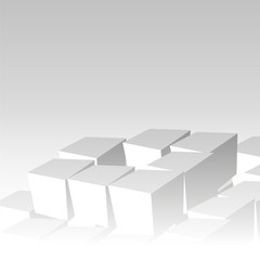Cubes background. Cube