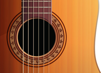 Obraz premium guitare classique