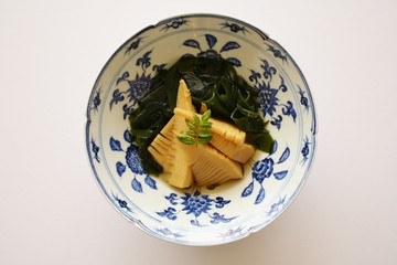 わかめと筍の煮物
