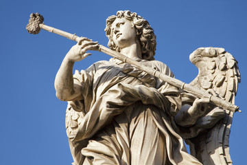 Obraz premium Rome - Angel with Sponge from Angel s bridge