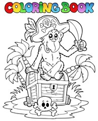 Livre de coloriage avec thème pirate 3