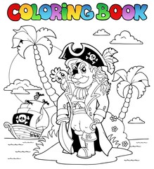 Livre de coloriage avec thème pirate 9