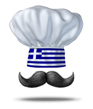 Greek Cooking Concept