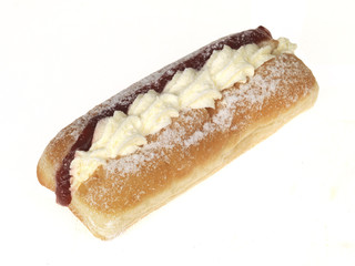 Jam and Cream Doughnut