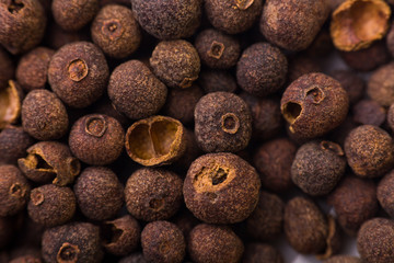 Closeup of pimento spices