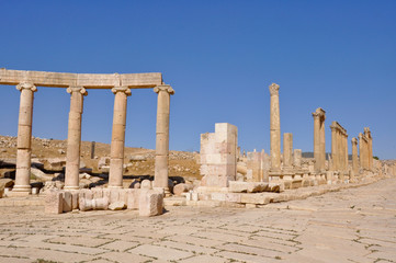 Jerash ruins in Jordan