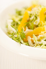 salad with orange