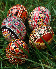 Painted Easter eggs 24