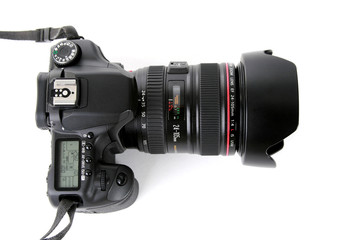 camera isolated on a white