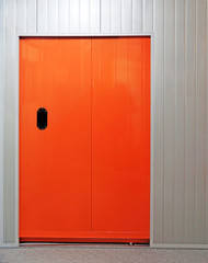 Fototapeta premium orange door