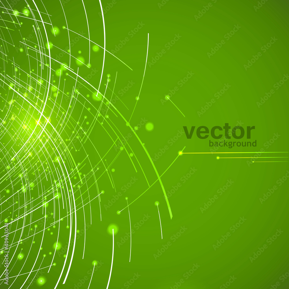 Wall mural design of vector circuit board background