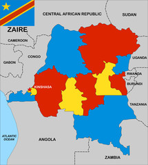 zaire map