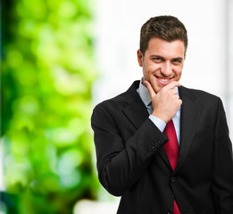 Young businessman portrait