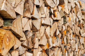 stock de bois