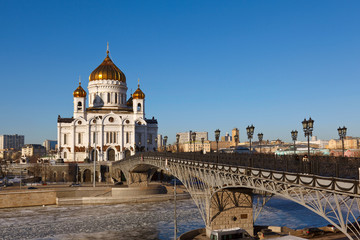 Obraz na płótnie Canvas Christ the Saviour Cathedral in Moscow