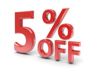 5 percent discount