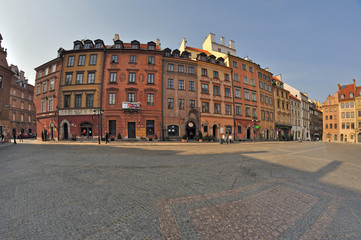 Old Town in Warsaw - obrazy, fototapety, plakaty