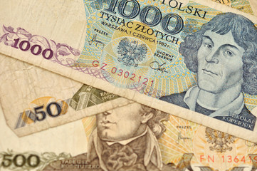 Polish banknotes