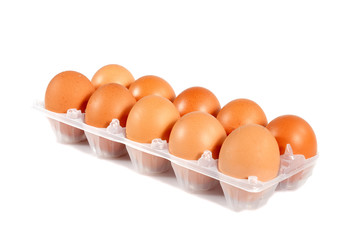 Brown eggs