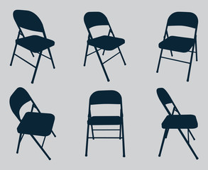 Vector Chair Silhouettes