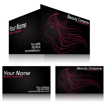 Business Card for Beauty Company