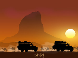 Trek au désert - Couchant 2 © Graphithèque