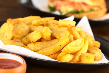 Frische Knusprige Pommes Frites