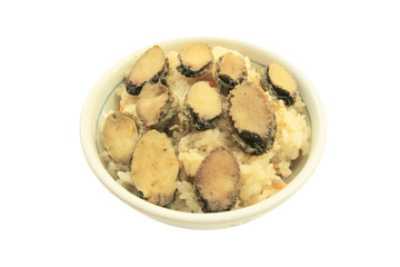 アワビの炊き込みご飯