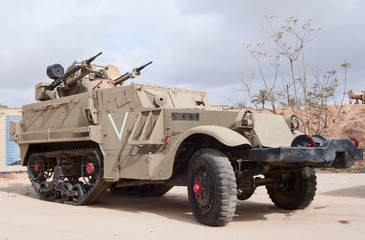 M3 half-track APC with anti-air cannons