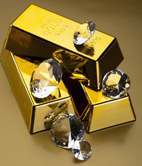 Diamond and gold