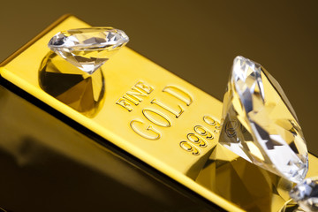 Diamond and gold