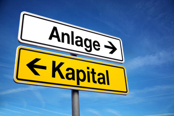 Obraz premium Anlage Kapital