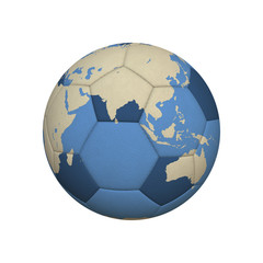 Fototapeta na wymiar Soccer World Asia
